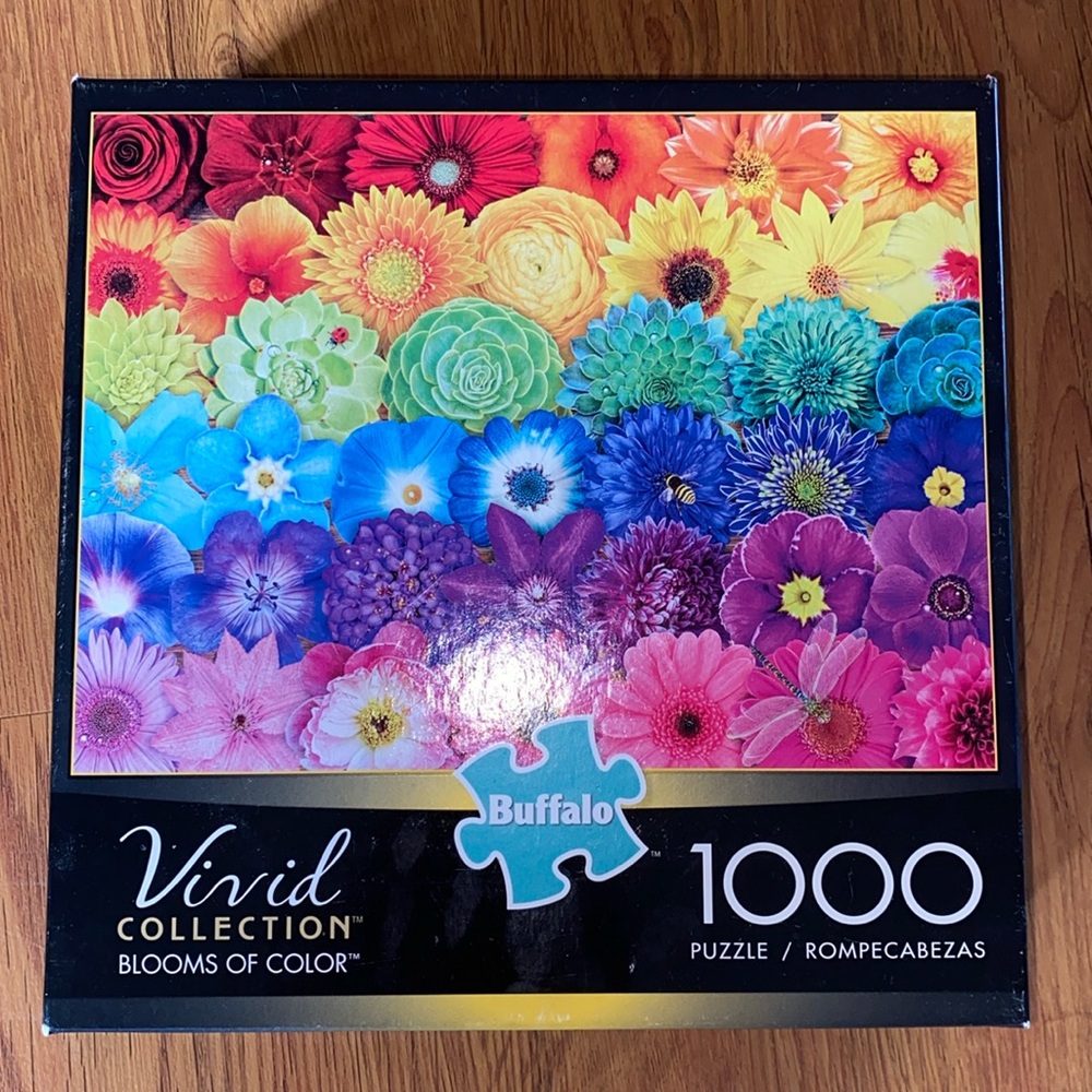 Vivid collection blooms of color, 1000 piece puzzle age 14 and up, EUC BOGO 🌻